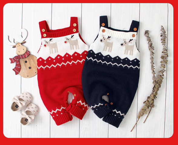 Xmas Baby Autumn Infant Clothing Baby Rompers