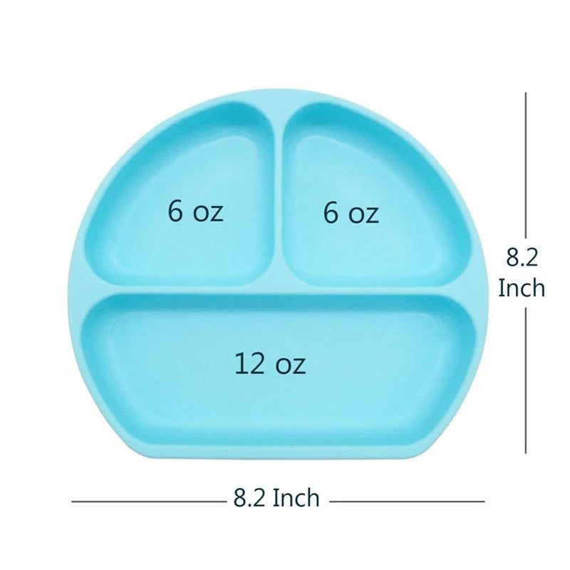 Baby Silicone Sucker Bowl