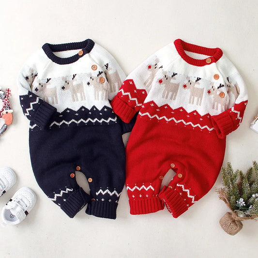 Xmas Baby Autumn Infant Clothing Baby Rompers